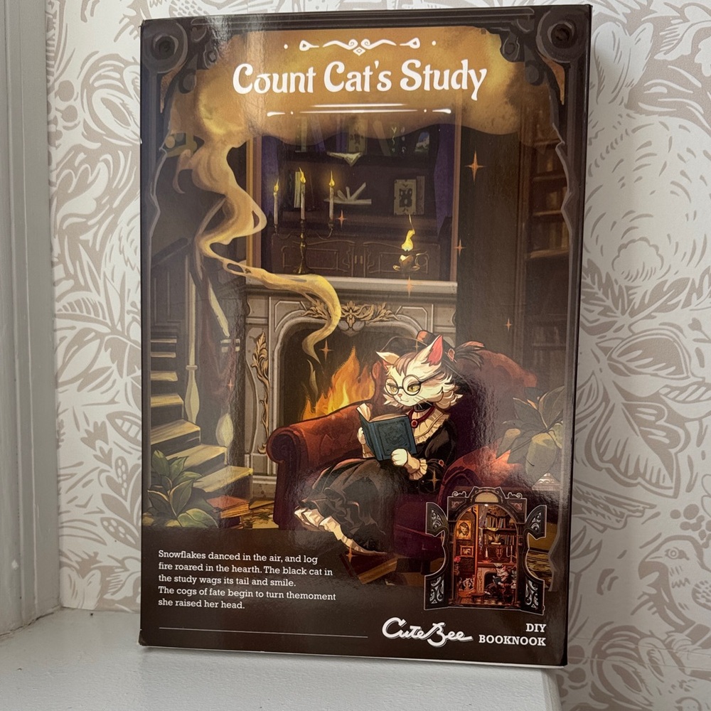Count Cat's Study DIY Booknook Kit